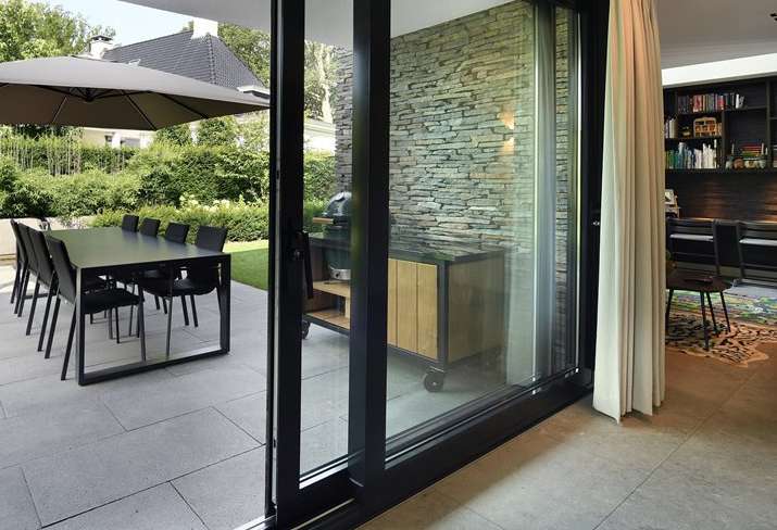 chassis coulissant bois namur